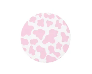 Cow Print Circular Playmat/ Rug