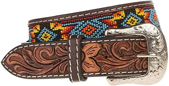 Floral Beaded Belt