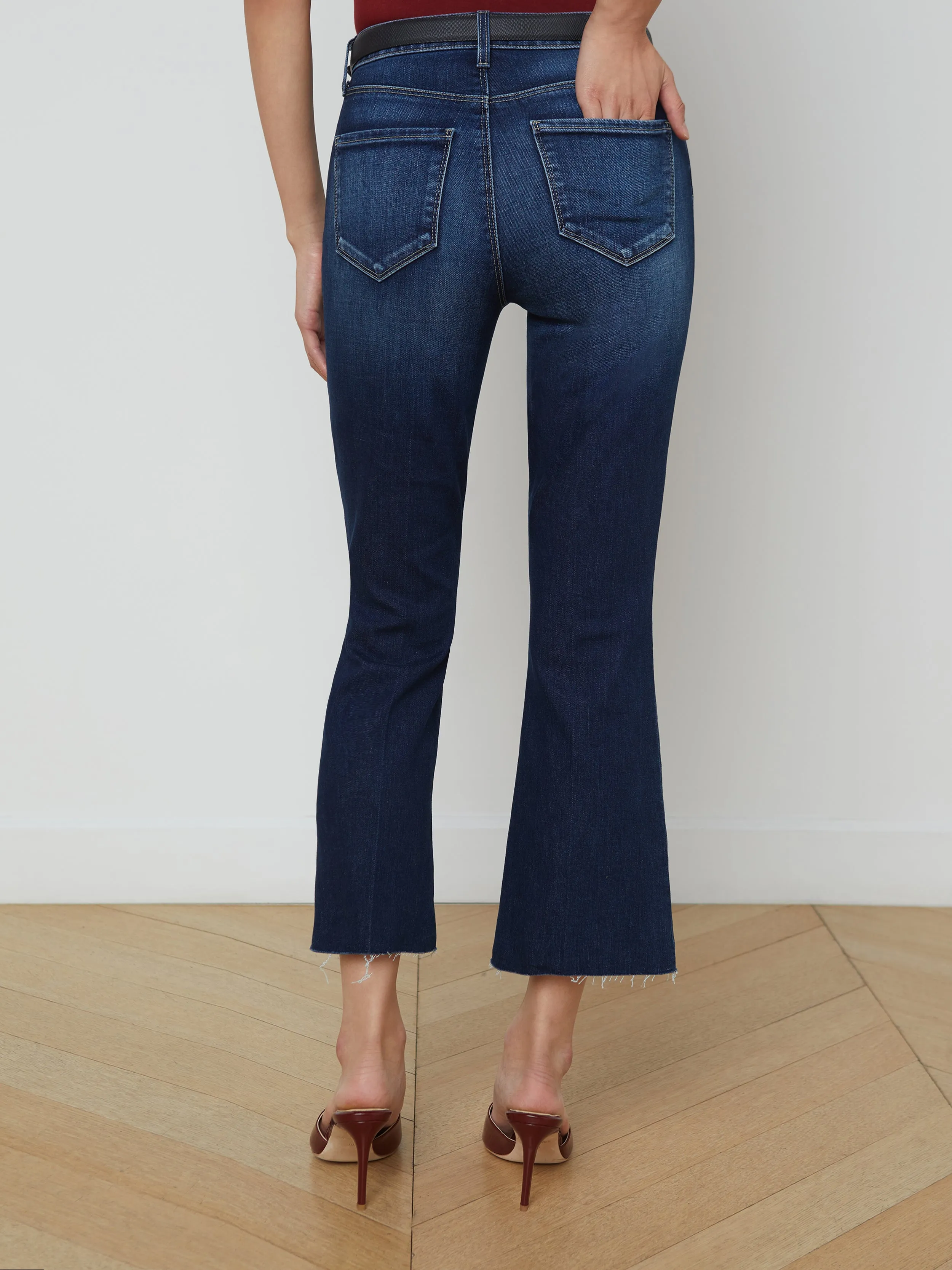 Kendra Cropped Flare Jean