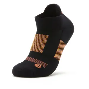 Q-FLOW™ BLACK/ PASSION FRUIT ARCH COMPRESSION SOCKS