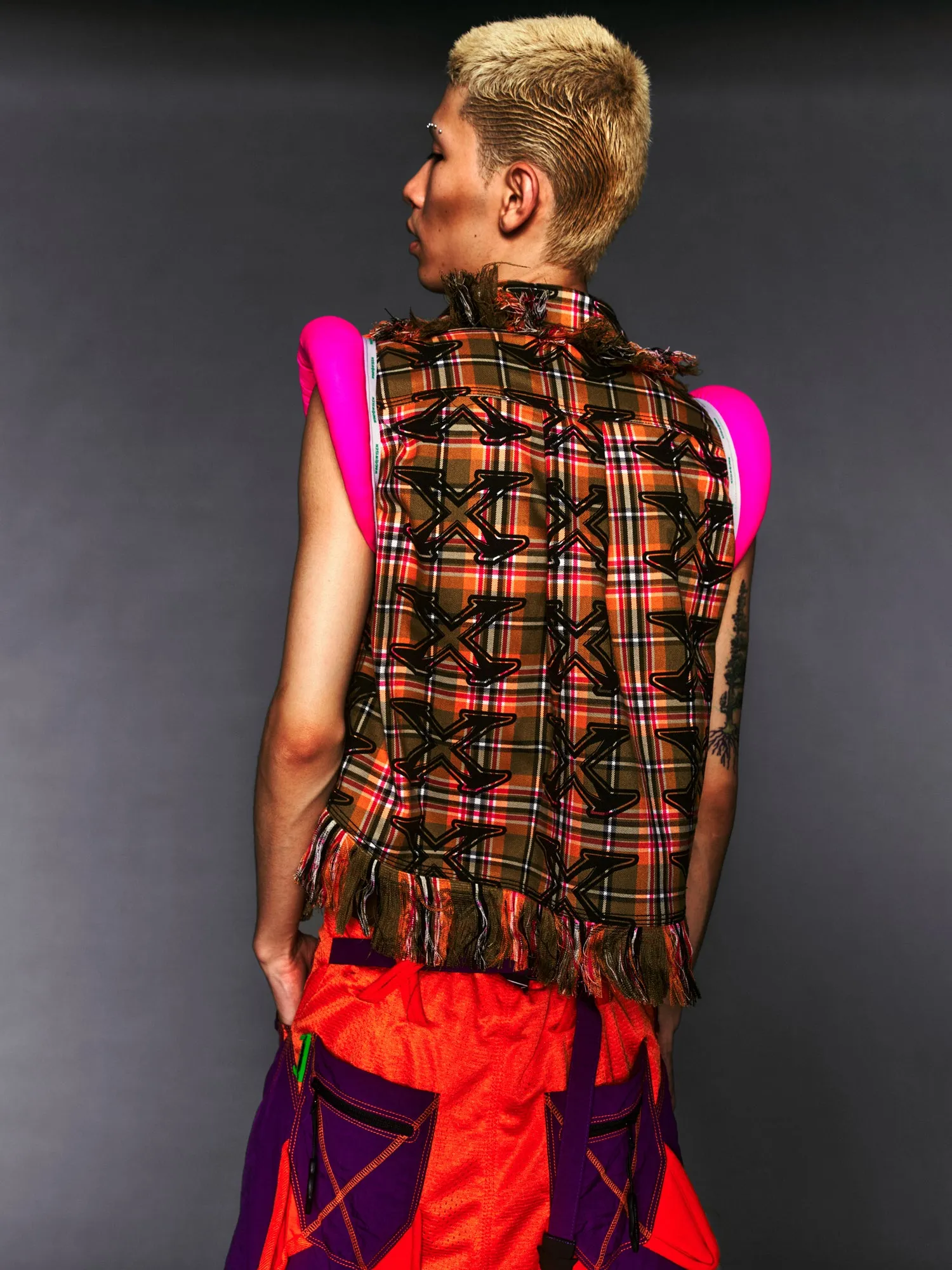 TARTAN VEST