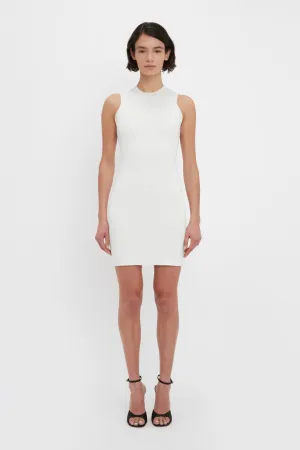 VB Body Mini Dress In White